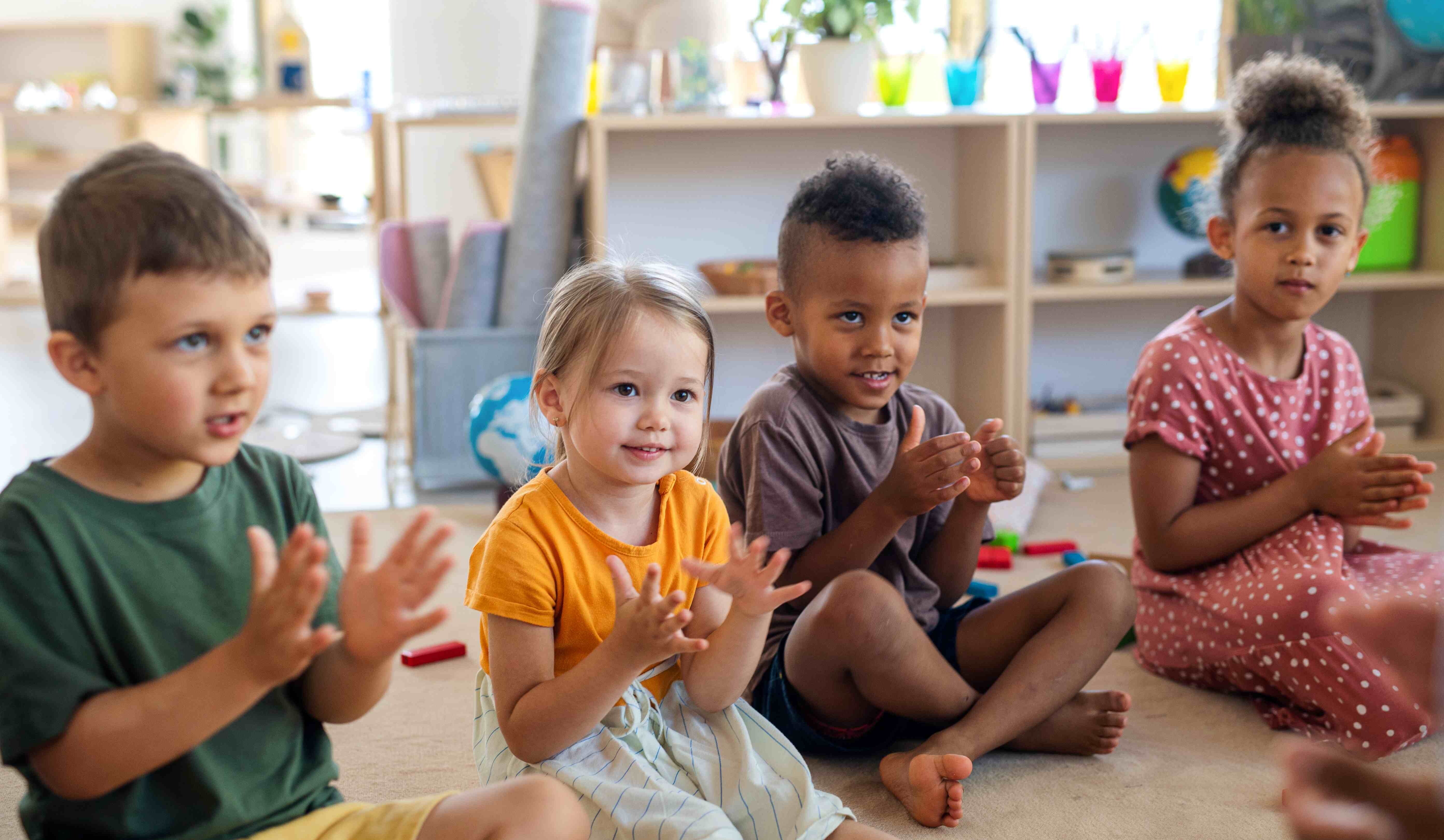 children playing together